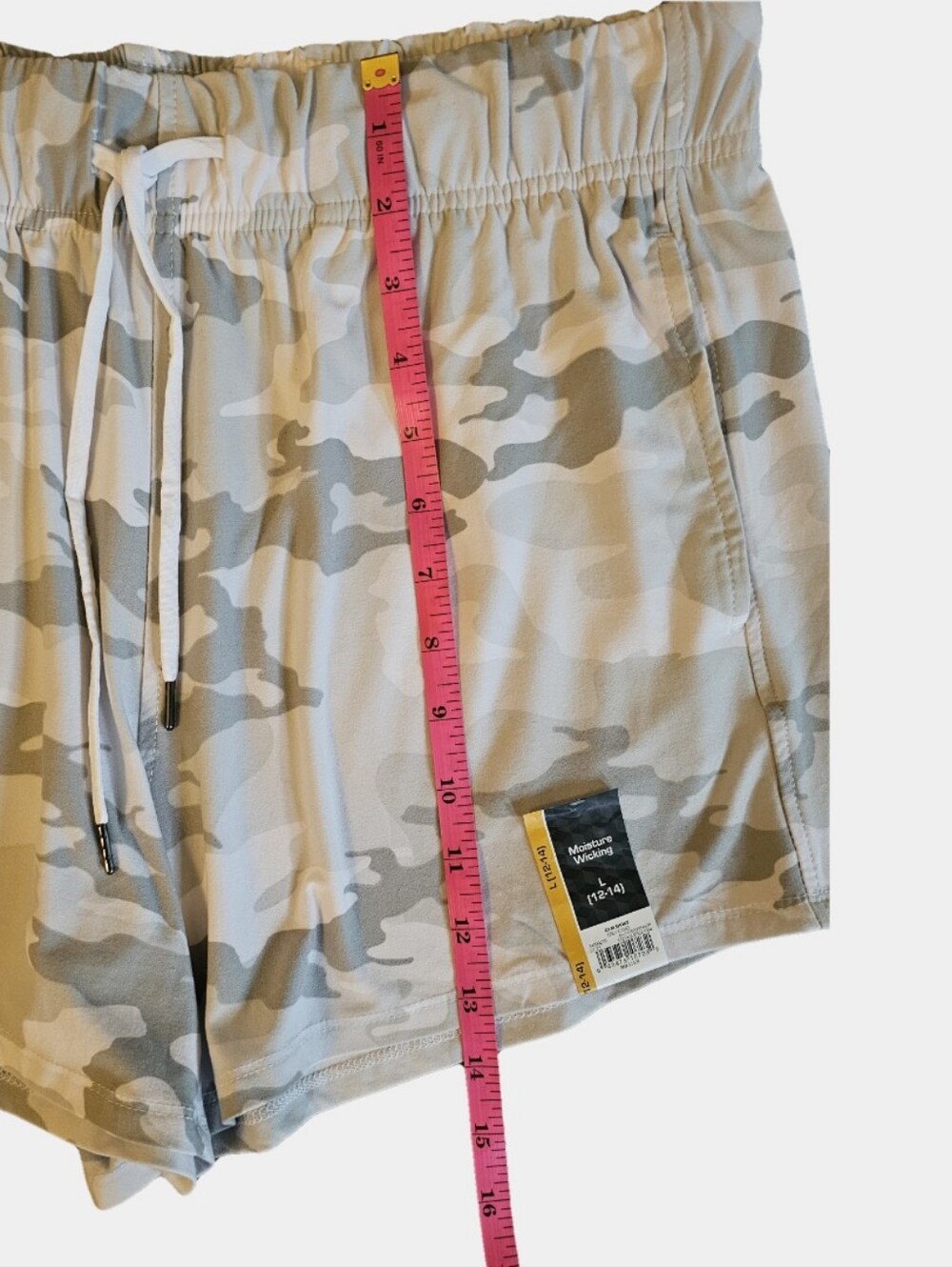 Athletic Works Gray Camoflage Athletic Shorts Size L NWT - Picture 4 of 12